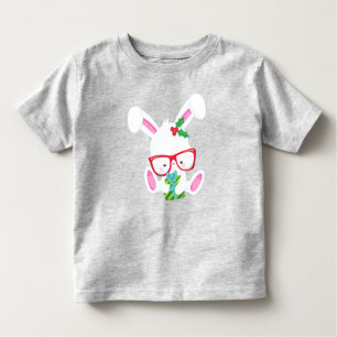 Camiseta Coelhinho De Natal, Coelhinho De Hipster, Coelhinh