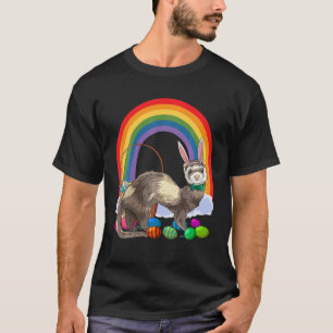 Camiseta Coelhinho de Ovos de Páscoa de Ferret Cute