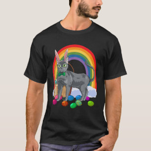 Camiseta Coelhinho de Ovos de Páscoa de Korat Cat