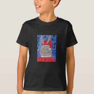 Camiseta Coelhinho de Papais noeis Bonitos