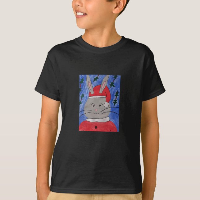 Camiseta Coelhinho de Papais noeis Bonitos (Frente)
