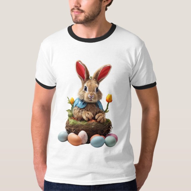 Camiseta Coelhinho de Páscoa (Frente)
