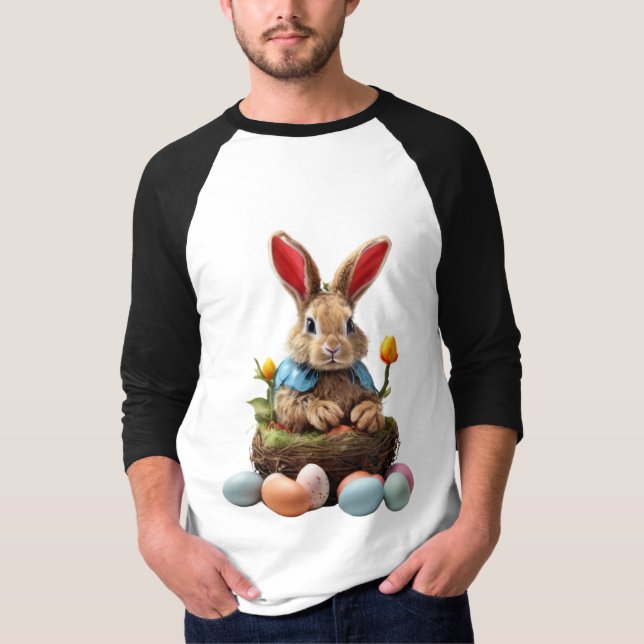 Camiseta Coelhinho de Páscoa (Frente)
