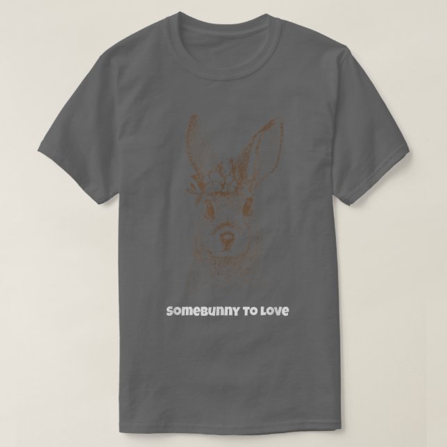 Camiseta Coelhinho De Páscoa, Algures Para Amar 368  (Frente do Design)