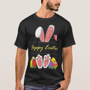 Camiseta Coelhinho de Páscoa Belos Ovos de Páscoa