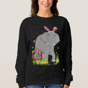 Camiseta Coelhinho de Páscoa Caçando Ovo Páscoa de Elefante