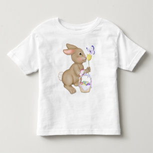 Camiseta Coelhinho de Páscoa e cesta