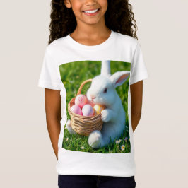Camiseta Coelhinho De Páscoa Para Crianças