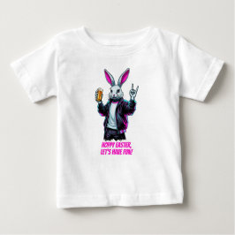 Camiseta Coelhinho de Páscoa ruim! Páscoa Hoppy, vamos nos