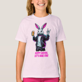 Camiseta Coelhinho de Páscoa ruim! Páscoa Hoppy, vamos nos
