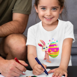 Camiseta Coelhinho de Páscoa - Torneira de Ovo de Felz pasc