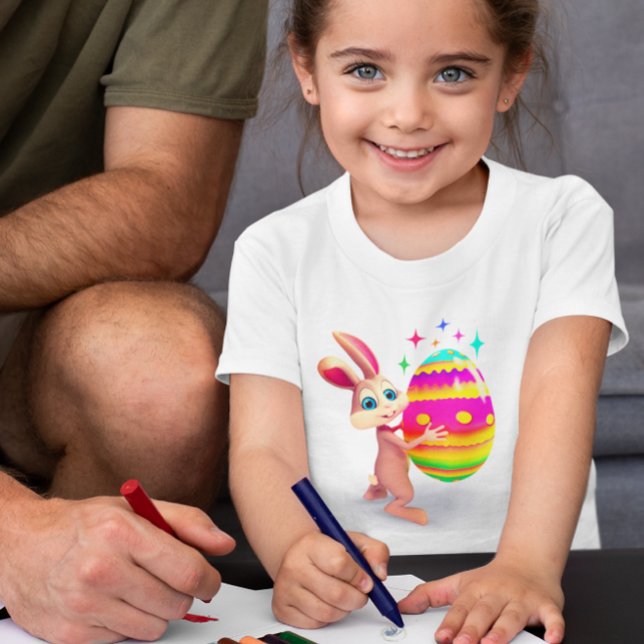 Camiseta Coelhinho de Páscoa - Torneira de Ovo de Felz pasc (Criador carregado)