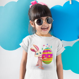 Camiseta Coelhinho de Páscoa - Torneira de Ovo de Felz pasc