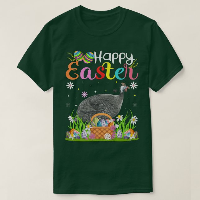 Camiseta Coelhinho De Pássaro-De-Cabeça-De-Ovo Caçando Engr (Frente do Design)