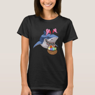 Camiseta Coelhinho de Tubarão felz pascoa com Páscoa Boys G