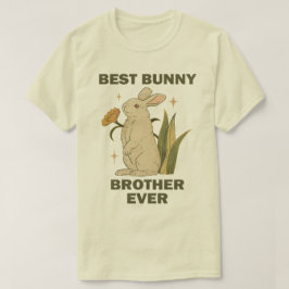 Camiseta Coelhinho Engraçado, Melhor Irmão Coelhinho, Nunca