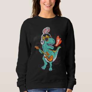 Camiseta Coelhinho Orelha Dia da Páscoa Dinossauro Dino T R