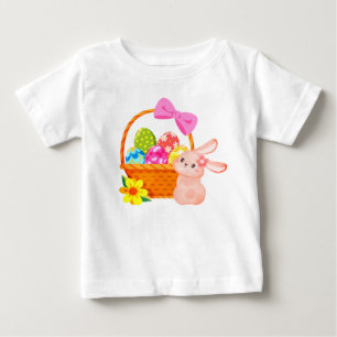 Camiseta Coelhinho simples de Páscoa doce