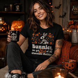 Camiseta Coelhinhos & Chocolate Feriados Halloween
