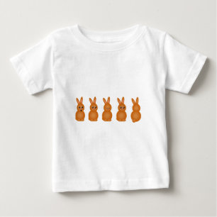 Camiseta Coelhinhos da Páscoa de Brown