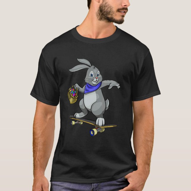 Camiseta Coelhinhos da Páscoa Rede Natureza Mulheres Ovos d (Frente)