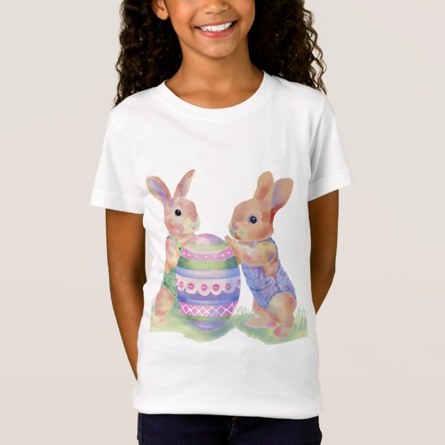 Camiseta Coelhinhos de Ovos (Frente)