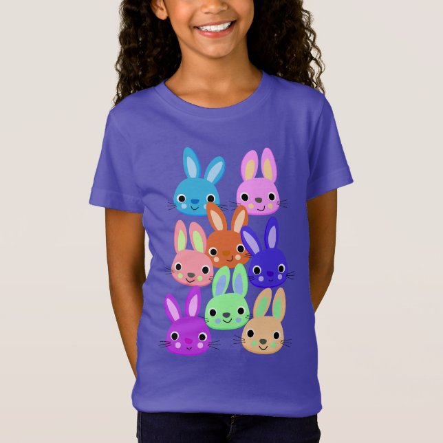 Camiseta Coelhinhos de Páscoa (Frente)