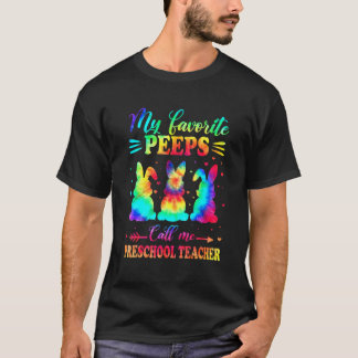 Camiseta Coelhinhos Favoritos Me Chamam De Professor De Pré
