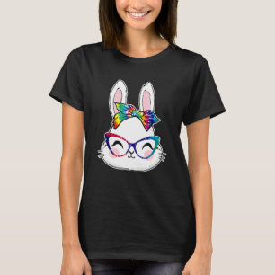 Camiseta Coelhinhos Óculos Solares Colados Tie Óculos Fósfo