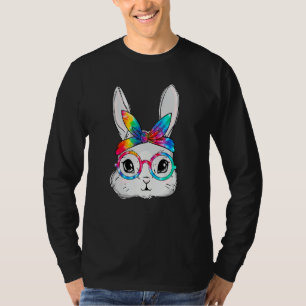 Camiseta Coelhinhos Óculos Solares Colados Tie Óculos Fósfo