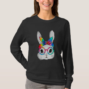 Camiseta Coelhinhos Óculos Solares Colados Tie Óculos Fósfo