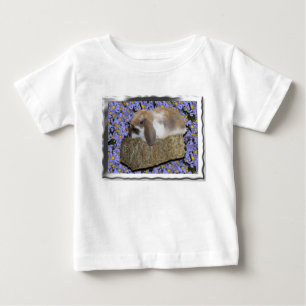 Camiseta Coelho Adorável Bebê Lop em Fardo Mini