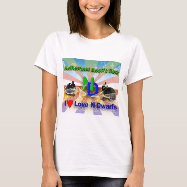 Camiseta Coelho Anão da Holanda (Frente)