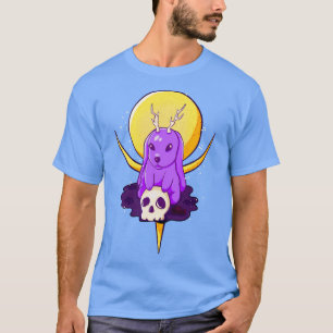 Camiseta Coelho Assustador com Gótico oculto