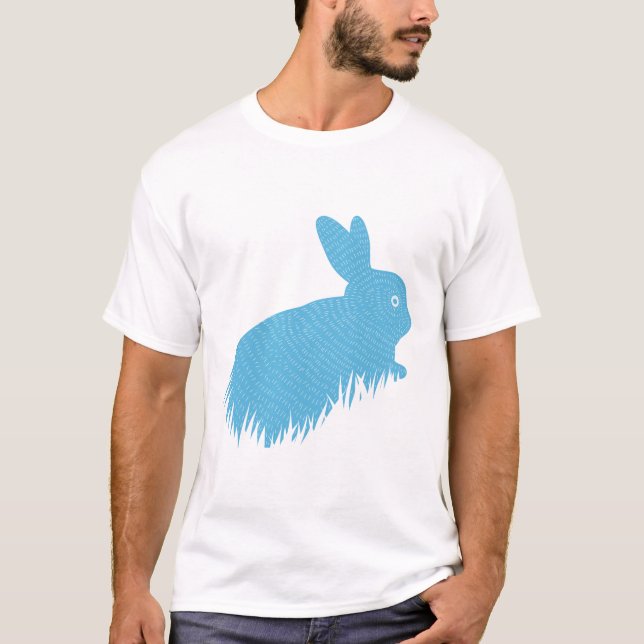 Camiseta Coelho azul (Frente)