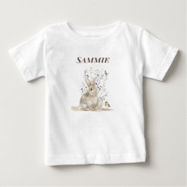 Camiseta Coelho Bebê Floresta Personalizado