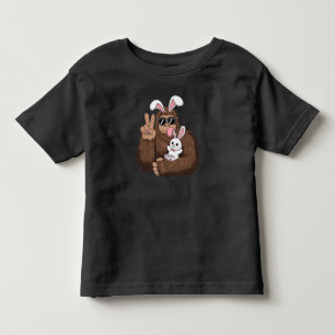 Camiseta Coelho Bigfoot Funny Dia da Páscoa Sasquatch