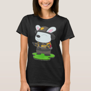 Camiseta Coelho Bombeiro Extintor de incêndio Departamento