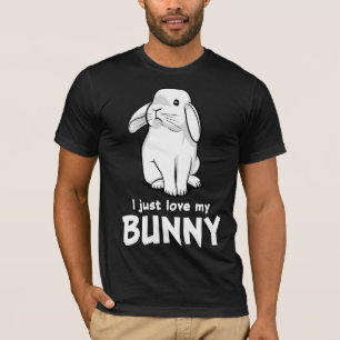 Camiseta Coelho Bonito Adoro Meu Coelhinho