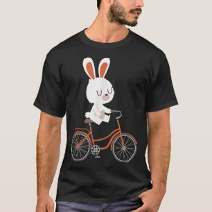 Camiseta Coelho Bonito No Coelho De Bicicleta De Coelho De 