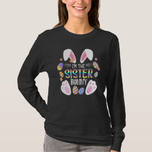 Camiseta Coelho Bonito Orelha Eu sou a Irmã Coelhinha Corre
