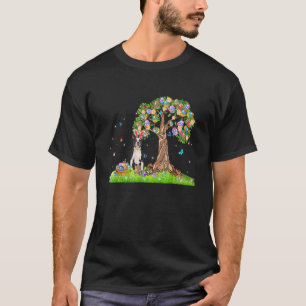 Camiseta Coelho Bonito Rosto Rosto Tie Tye Óculos Garota Fe