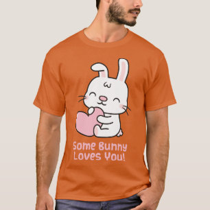 Camiseta Coelho Bonito Um Coelhinho Que Te Ama Um Pouco