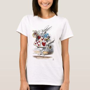 Camiseta Coelho Branco Alice Mundo das Maravilhas Coelho de