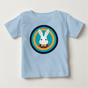 Camiseta Coelho Branco Fofo