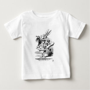 Camiseta Coelho branco vestido como o arauto