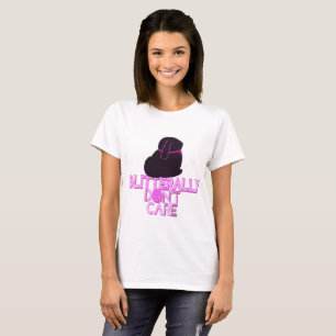 Camiseta Coelho brilhante não se importa