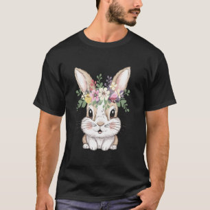 Camiseta Coelho Bunny Páscoa Primavera Floral Fofinho Amor 