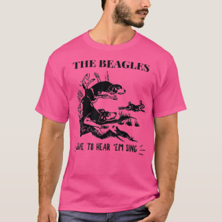Camiseta Coelho CaçandoOs BeaglesAmor A Ouvir Em Canta