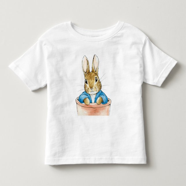 Camiseta coelho clássico azul jaqueta de coelho (Frente)